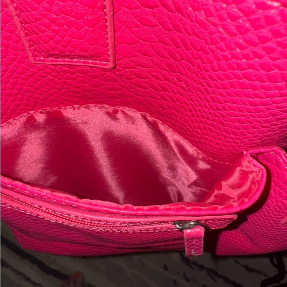 Neiman Marcus Large Pink Tote Bag with front pockets - Picture 8 of 13
